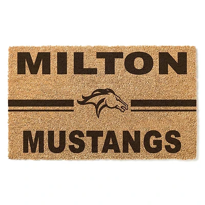 Milton Academy Mustangs 18" x 30" Team Logo Doormat