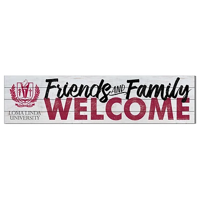 LLU Lions 10'' x 40'' Friends & Family Welcome Sign