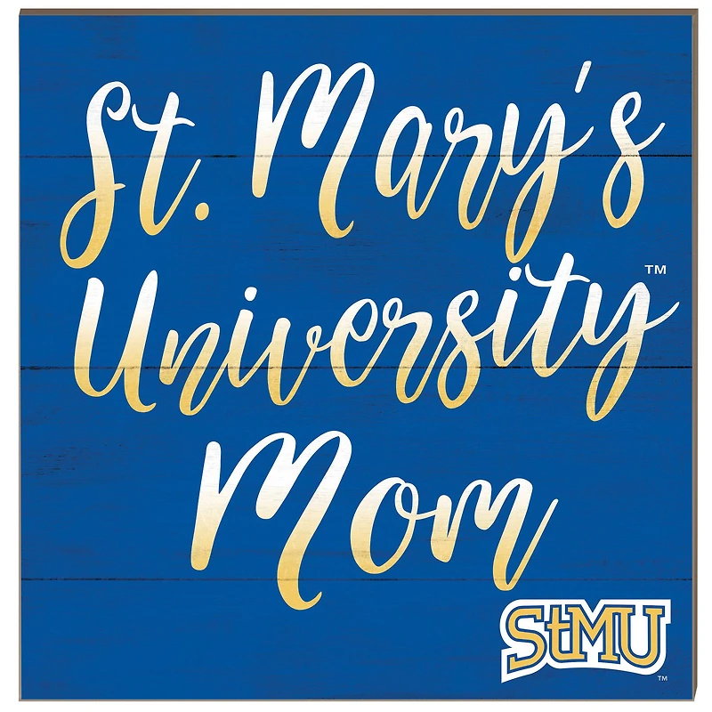 St. Mary's University Rattlers 10'' x 10'' Mom Plaque