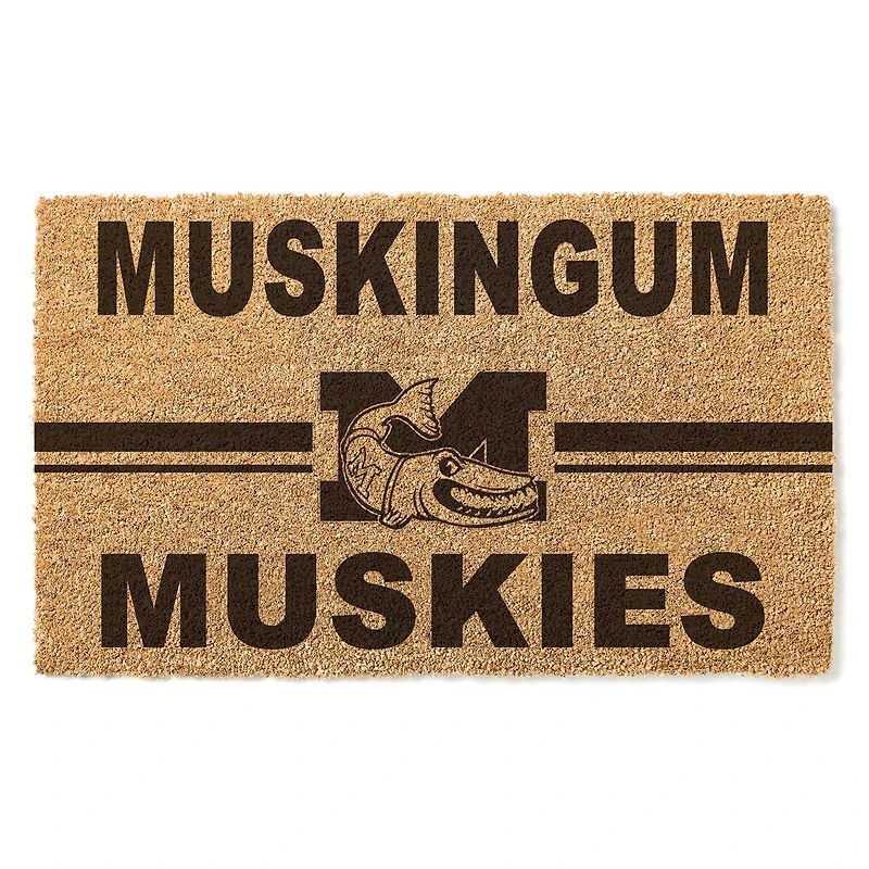 Muskingum Muskies 18" x 30" Team Logo Doormat