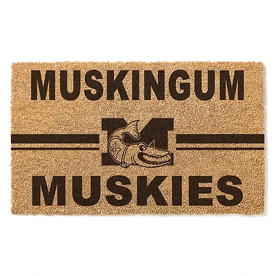 Muskingum Muskies 18" x 30" Team Logo Doormat