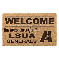 LSUA Generals 18" x 30" Welcome Doormat