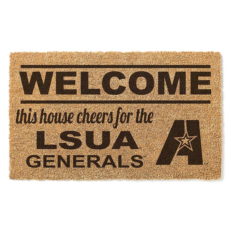 LSUA Generals 18" x 30" Welcome Doormat