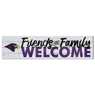 Montevallo Falcons 10'' x 40'' Friends & Family Welcome Sign
