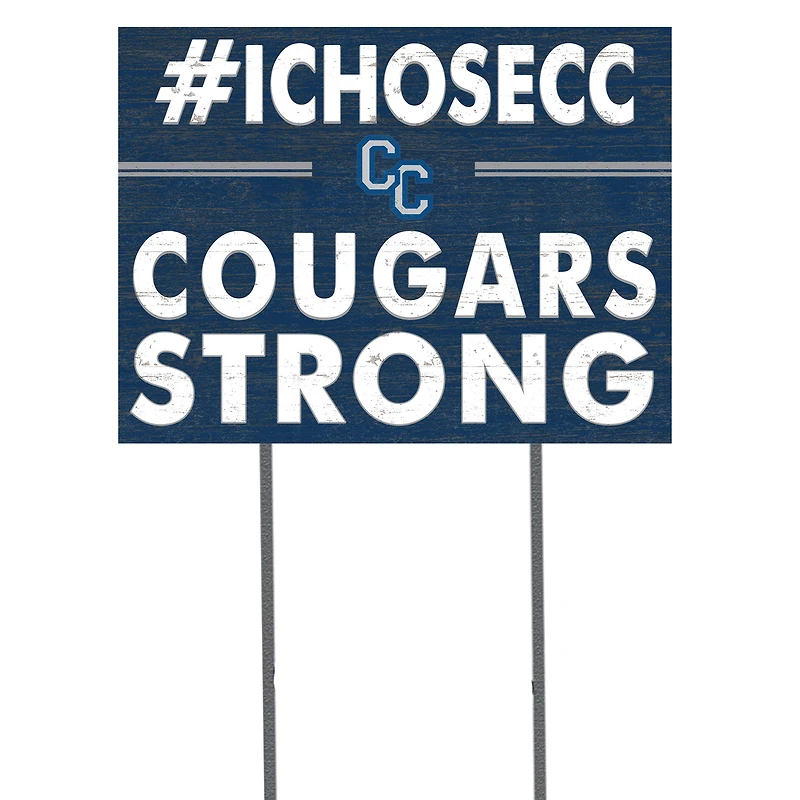 Columbia College of Missouri Cougars 18'' x 24'' I Chose Lawn Sign
