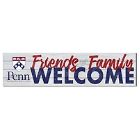 Pennsylvania Quakers 10'' x 40'' Friends & Family Welcome Sign