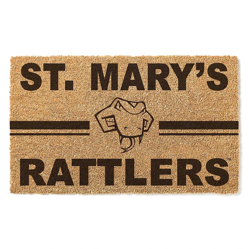 St. Mary's University Rattlers 18" x 30" Team Logo Doormat