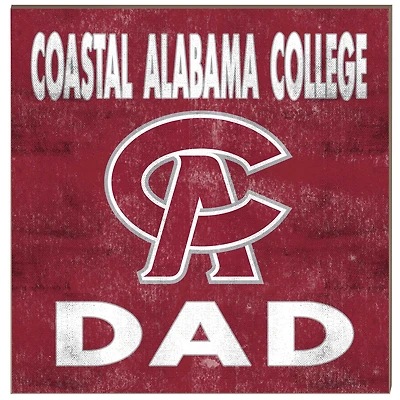 Coastal Alabama Community College 10'' x 10'' Dad Plaque