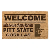 Pittsburg State Gorillas 18" x 30" Welcome Doormat