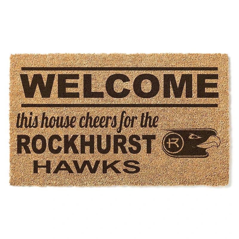 Rockhurst Hawks 18" x 30" Welcome Doormat
