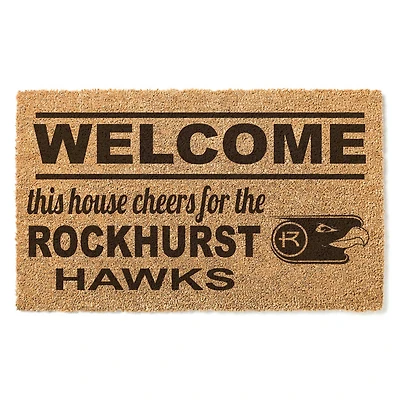 Rockhurst Hawks 18" x 30" Welcome Doormat