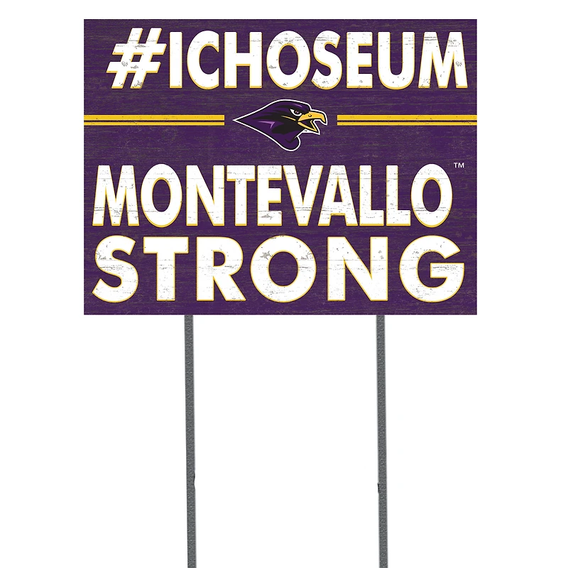 Montevallo Falcons 18'' x 24'' I Chose Lawn Sign
