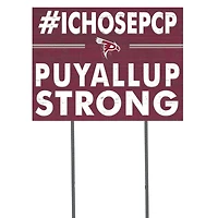 Pierce College Raiders 18'' x 24'' I Chose Lawn Sign