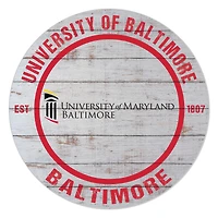 University of Maryland Baltimore 20'' x 20'' Indoor/Outdoor Weathered Circle Sign