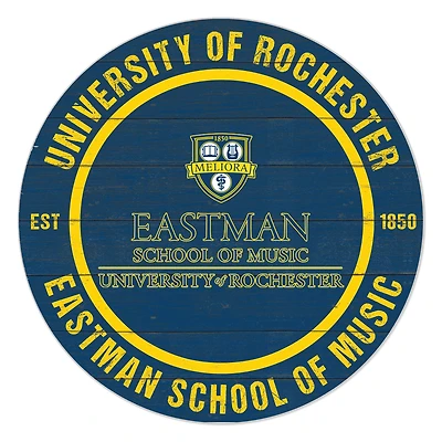 Rochester Yellow Jackets 20'' x 20'' Indoor/Outdoor Team Color Circle Sign
