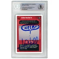 Mark Hamill Star Wars Autographed 1998 CCG Hoth Unlimited #45 BAS Authenticated Card with "Help!" Inscription - The Steve Grad Collection