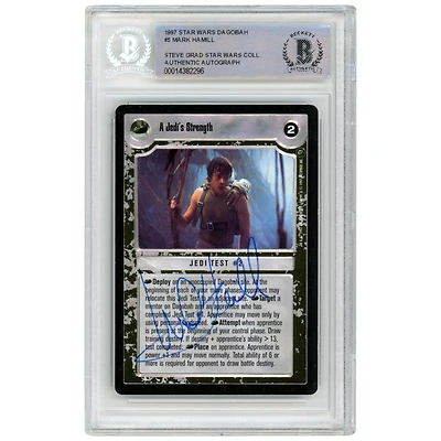 Mark Hamill Star Wars Autographed 1997 CCG Dagobah #5 BAS Authenticated Card - The Steve Grad Collection