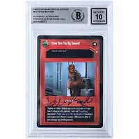 Peter Mayhew Star Wars Autographed 1998 CCG Special Edition #51 BGS Authenticated 10 Card with "Chewbacca" Inscription
