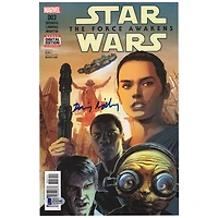 Daisy Ridley Autographed Star Wars The Force Awakens Marvel #003 Comic Book - BAS