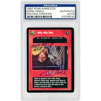 Mark Hamill Star Wars Autographed 1997 CCG #3 PSA Authenticated Card with "Help Me, Help Me!" Inscription