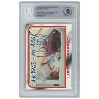Mark Hamill Autographed 1980 Topps The Empire Strikes Back #44 BAS Authenticated Card with "Air Bags - My A--!" Inscription