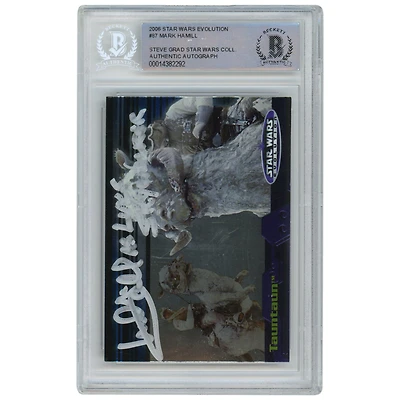 Mark Hamill Star Wars Autographed 2006 Topps Evolution #87 BAS Authenticated Card with "As Luke Skywalker" Inscription - The Steve Grad Collection