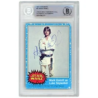 Mark Hamill Autographed 1977 Topps Star Wars Luke Skywalker #57 BAS Authenticated Authentic Card