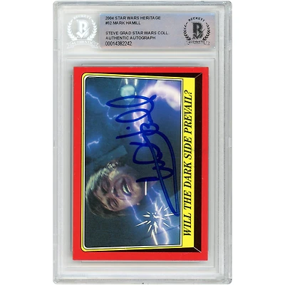 Mark Hamill Star Wars Autographed 2004 Topps Heritage #62 BAS Authenticated Card - The Steve Grad Collection