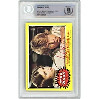 Mark Hamill Autographed 1977 Topps Star Wars Luke Skywalker #154 BAS Authenticated Card