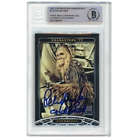 Peter Mayhew Star Wars Autographed 2007 Topps 30th Anniversary #9 BAS Authenticated Card with "Chewbacca" Inscription - The Steve Grad Collection