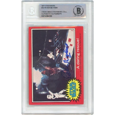 Peter Mayhew Autographed 1977 Topps Star Wars Chewbacca #82 BAS Authenticated Card