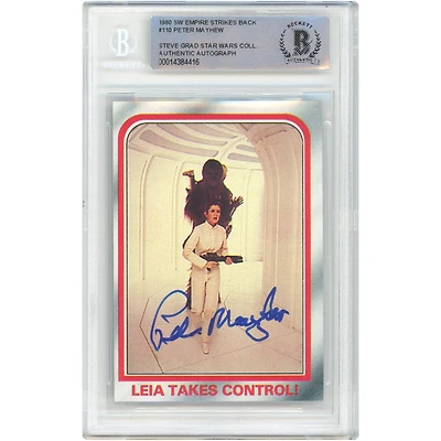 Peter Mayhew Star Wars Autographed 1980 Topps The Empire Strikes Back #110 BAS Authenticated Card - The Steve Grad Collection