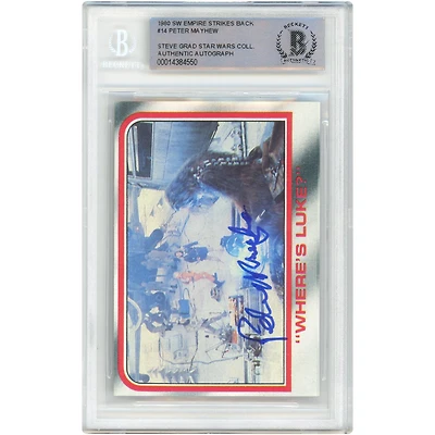 Peter Mayhew Star Wars Autographed 1980 Topps The Empire Strikes Back #14 BAS Authenticated Card - The Steve Grad Collection