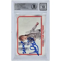 Mark Hamill Star Wars Autographed 1980 Topps The Empire Strikes Back #101 BGS Authenticated 10 Card with "Draw!" Inscription