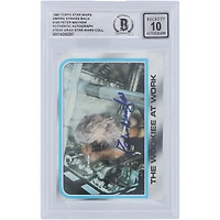 Peter Mayhew The Empire Strikes Back Autographed 1980 Topps The Empire Strikes Back #180 BGS Authenticated 10 Card