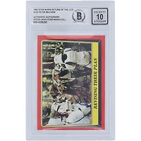 Peter Mayhew Star Wars Autographed 1983 Topps Return of the Jedi #105 BGS Authenticated 10 Card