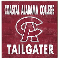 Coastal Alabama Community College 10" x 10" Team Color Tailgater Sign