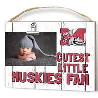 Muskingum Muskies 8'' x 10'' Cutest Little Weathered Logo Clip Photo Frame