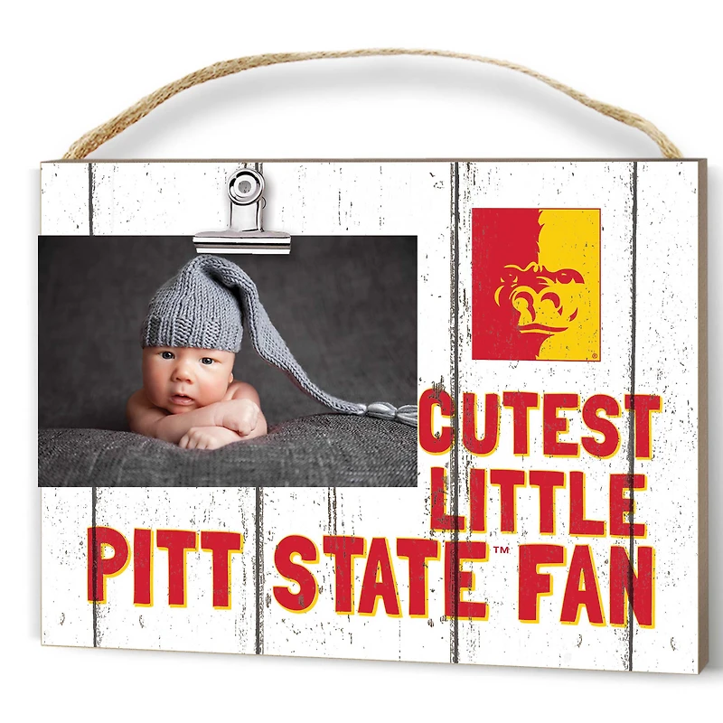 Pittsburg State Gorillas 8'' x 10'' Cutest Little Weathered Logo Clip Photo Frame
