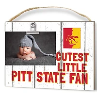 Pittsburg State Gorillas 8'' x 10'' Cutest Little Weathered Logo Clip Photo Frame