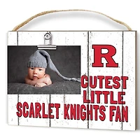 Rutgers Scarlet Knights 8'' x 10'' Cutest Little Weathered Logo Clip Photo Frame