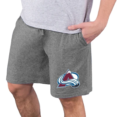 Men's Concepts Sport  Charcoal Colorado Avalanche Quest Knit Jam Shorts
