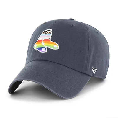Men's '47  Navy Boston Red Sox Two Sox Pride Adjustable Hat