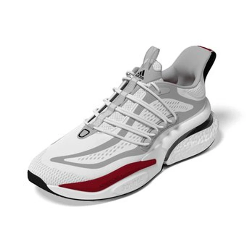Men's adidas Scarlet/Red Nebraska Huskers Alphaboost V1 Sustainable BOOST Shoes