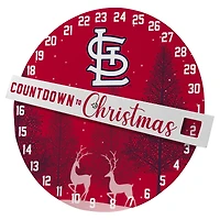 Pegasus St. Louis Cardinals Countdown to Christmas Wall Sign