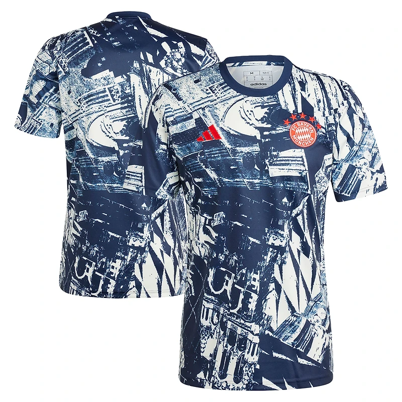 Men's adidas White Bayern Munich 2023/24 Pre-Match Top