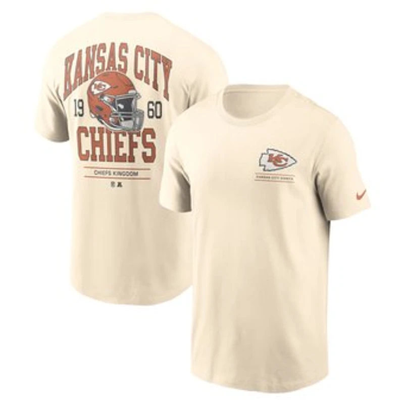 Men's Nike Natural Kansas City Chiefs Freestyle Essential T-Shirt