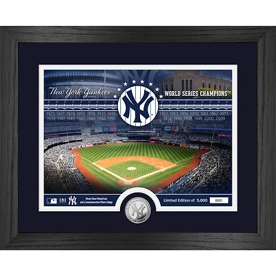 Highland Mint  New York Yankees  27-Time World Series Champions 13" x 16" Silver Coin Photo Mint