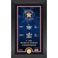 Highland Mint  Houston Astros Two-Time World Series Champions 12" x 20" Legacy Supreme Bronze Coin Photo Mint