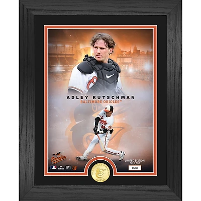 Highland Mint Adley Rutschman Baltimore Orioles  13" x 16" Bronze Coin Photo Mint